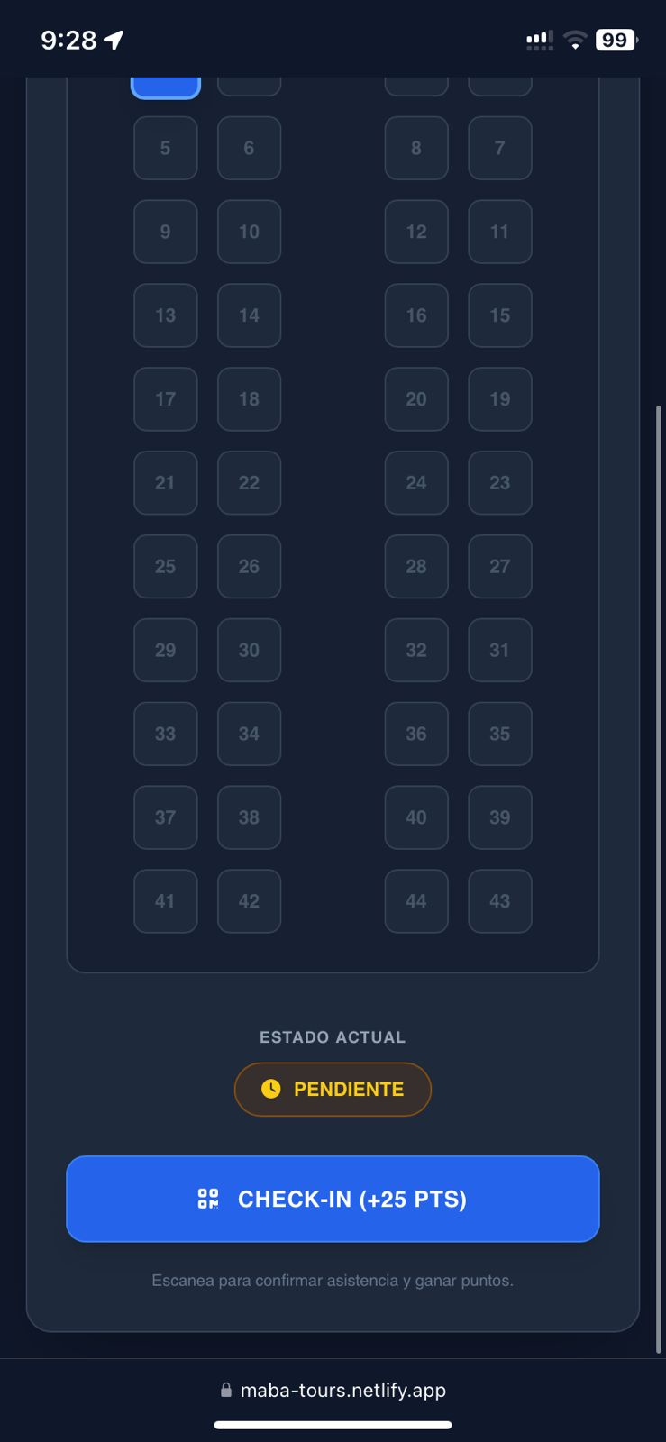 Boton Check In